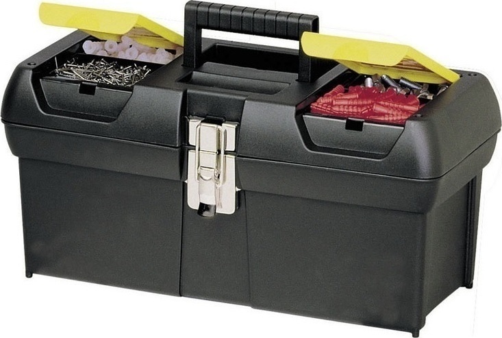 Dimopanas - STANLEY SERIES 2000 TOOLBOX WITH TWO INTEGRATED TABLEWARDS DISC WITH METAL BUTTONS 16 '' 1-92-065