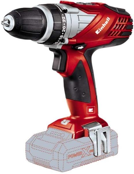 Dimopanas - EINHELL RECHARGEABLE DRILL (WITHOUT BATTERY AND CHARGER) TE-CD 18 LI - SOLO (4513692)