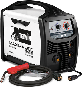 Dimopanas - TELWIN MAXIMA 200 SYNERGIC 4 IN 1 MONOPHASIC WELDING 170A (816087)