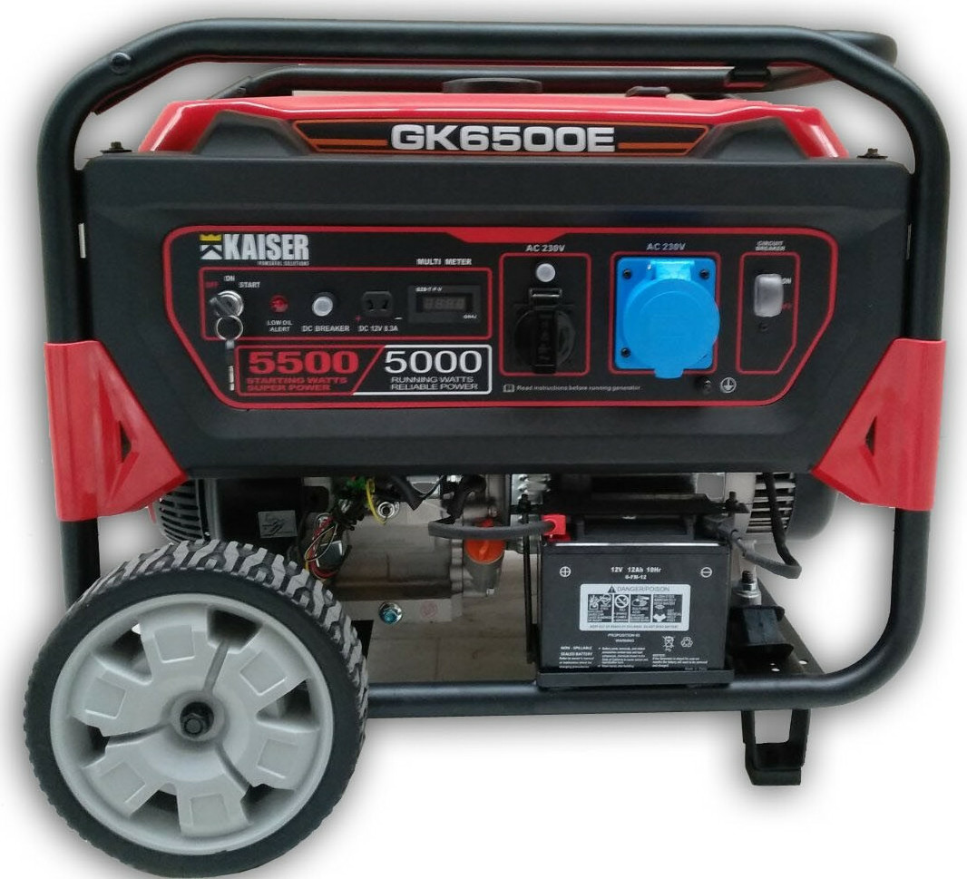 Dimopanas - KAISER ΒΕΝΖΙΝΟΚΙΝΗΤΗ ΜΟΝΟΦΑΣΙΚΗ ΓΕΝΝΗΤΡΙΑ GK 6500 5.5 KW