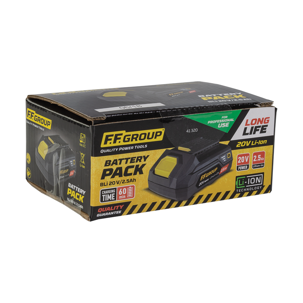 Dimopanas - FF GROUP LITHIUM BATTERY BLI 20V / 2.5AH (41320)