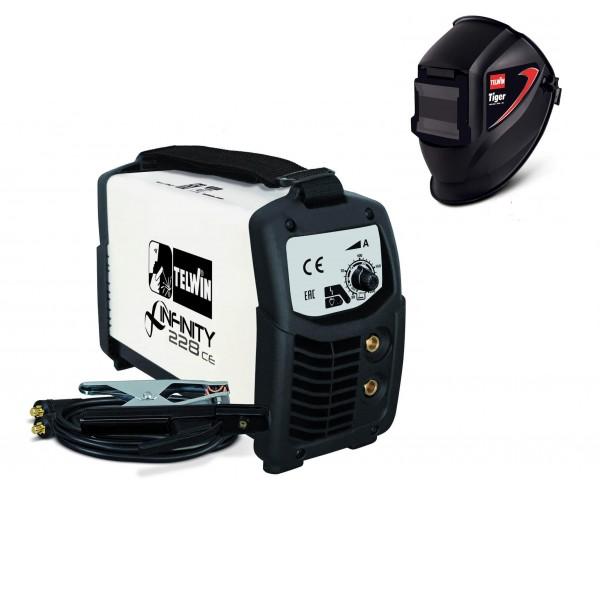 Dimopanas - TELWIN WELDING INVERTER MMA-TIG INFINITY 228 CE + GIFT TIGER MASK + CABLE SET (816084)