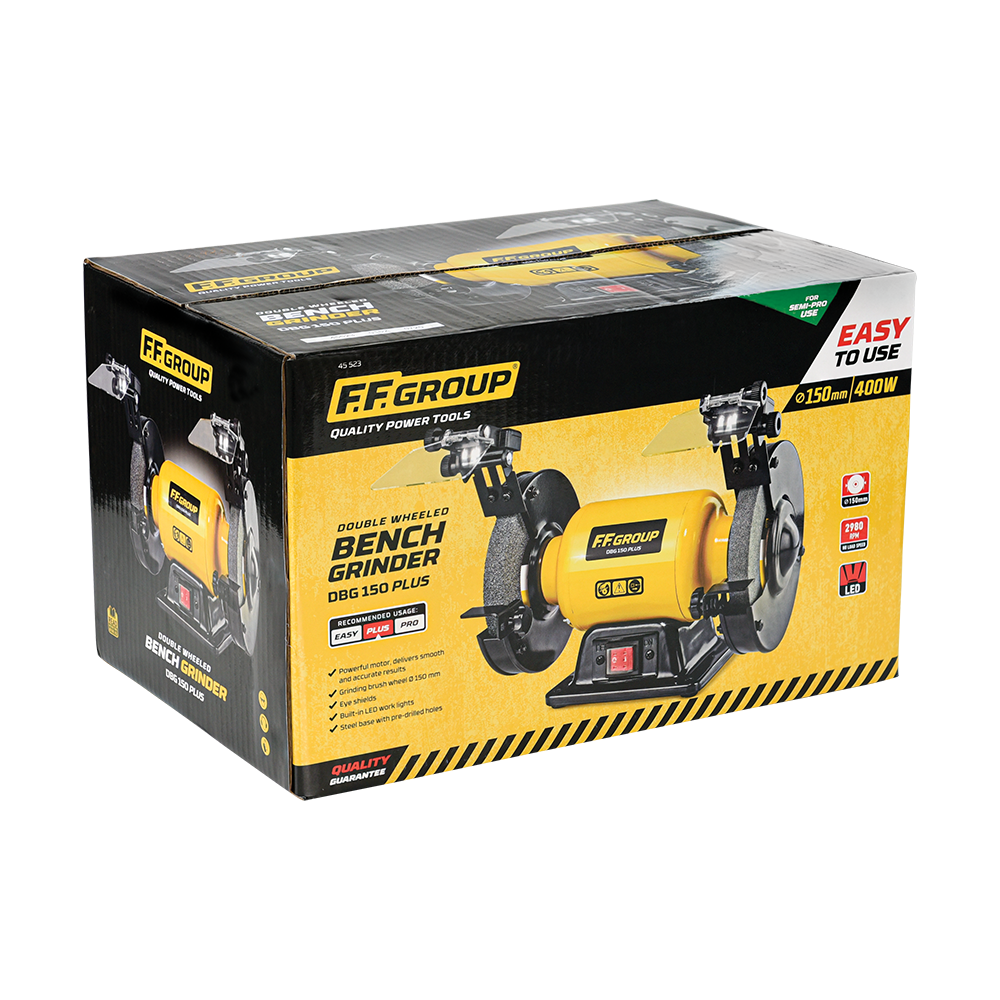 Dimopanas - FF GROUP DOUBLE WHEELED BENCH GRINDER DBG 150 PLUS (45523)