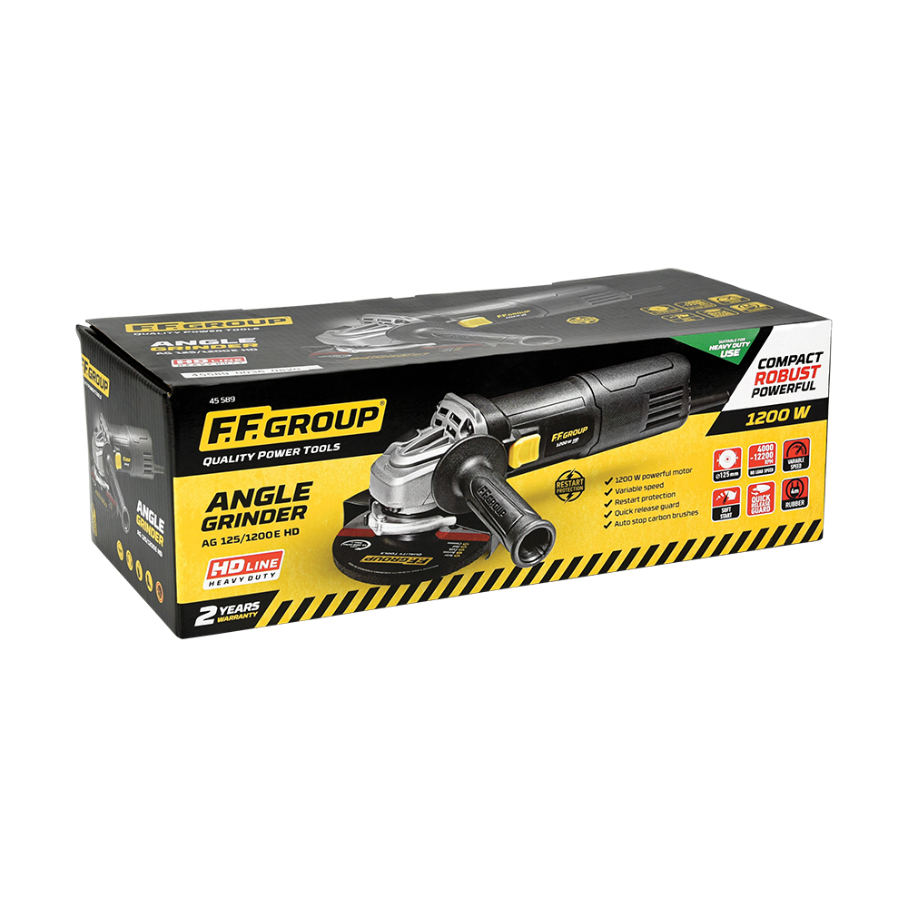 Dimopanas - FF GROUP ADJUSTABLE ANGLE GRINDER AG 125/1200E HD (45589)