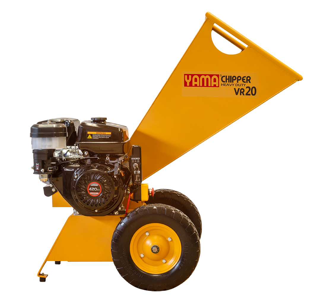 Dimopanas - YAMACHIPPER BRANCH CRUSHER VR20 - HEAVY DUTY - 13HP WITH STARTER AND BATTERY