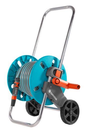 Dimopanas - GARDENA CLASSIC AQUAROLL REEL HOSE SET WITH 20M HOSE AND CONNECTORS (18502-35)