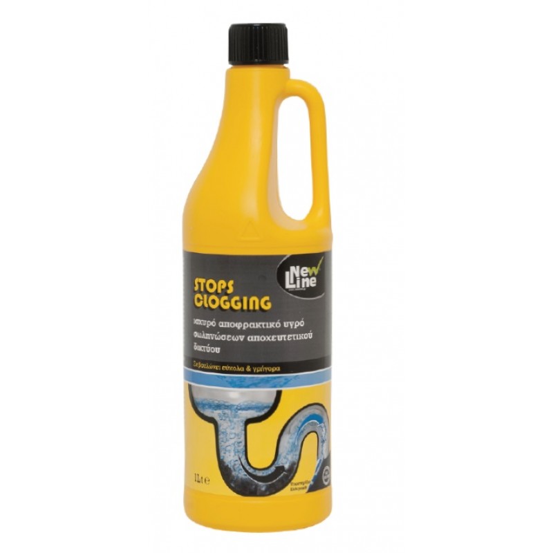 Dimopanas - NEW LINE ΠΑΝΙΣΧΥΡΟ ΑΠΟΦΡΑΚΤΙΚΟ ΥΓΡΟ STOPS GLOGGING 500ML