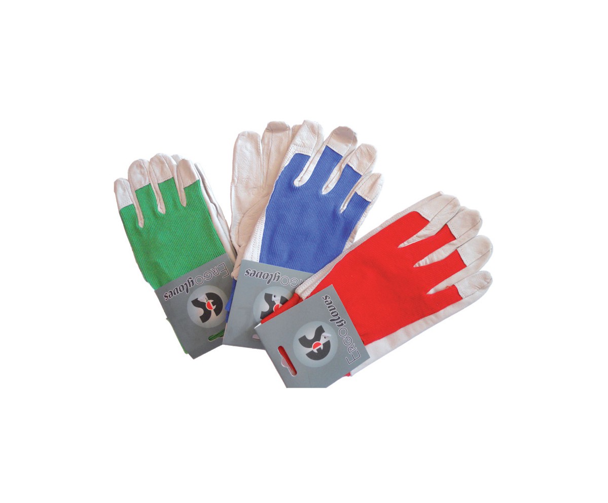 Dimopanas - LEATHER GLOVES WITH MICROFIBER FABRIC