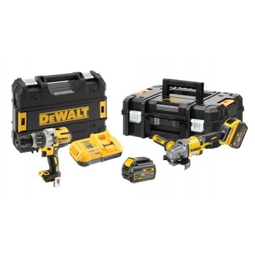 Dimopanas - DEWALT ΣΕΤ XR BRUSHLESS ΚΡΟΥΣΤΙΚΟ ΔΡΑΠΑΝΟΚΑΤΣΑΒΙΔΟ & 54V XR FLEXVOLT BRUSHLESS ΓΩΝΙΑΚΟΣ ΤΡΟΧΟΣ 125MM DCK2055T2T