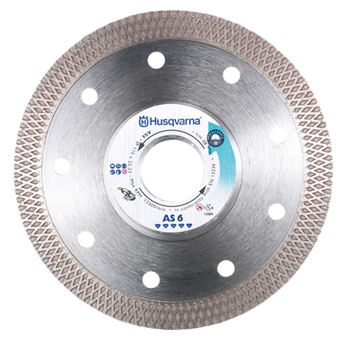 Dimopanas - HUSQVARNA DIAMOND DISC Φ115 AS6 (PLACK PORCEL) (574268601)