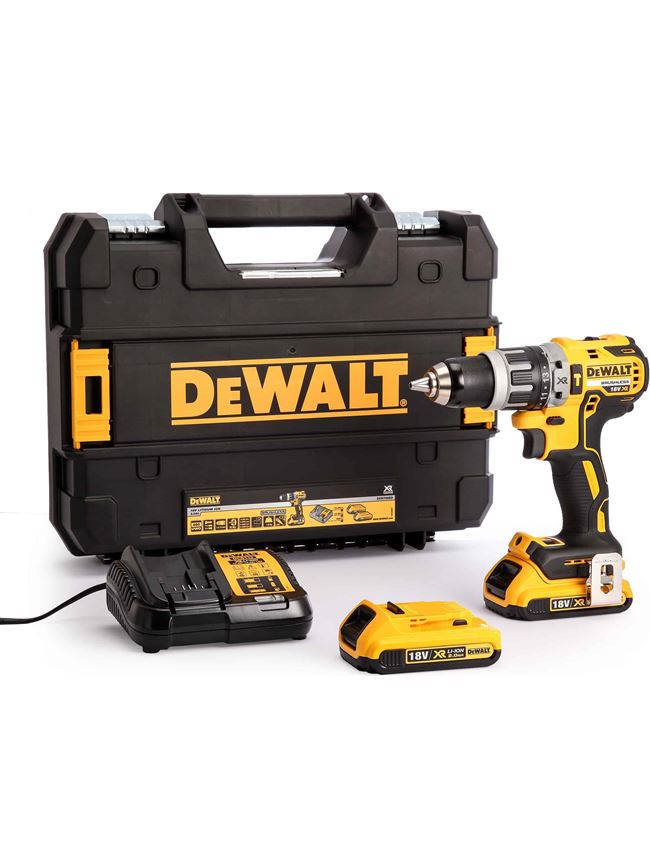 Dimopanas - DEWALT ΚΡΟΥΣΤΙΚΟ ΔΡΑΠΑΝΟΚΑΤΣΑΒΙΔΟ BRUSHLESS 18V 2 ΤΑΧ ΜΕ 2 ΜΠΑΤΑΡΙΕΣ DCD796D2-QW