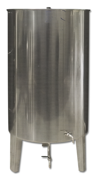 Dimopanas - STAINLESS OIL-WINE OPEN TYPE STEEL CONTAINER 100LT
