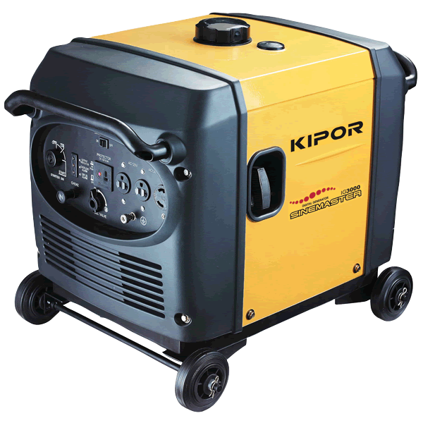 Dimopanas - KIPOR GASOLINE - POWERED SINGLE PHASE INVERTER GENERATOR IG3000 3 kVA