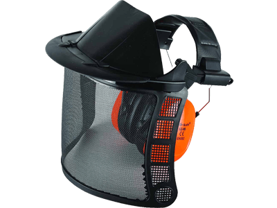 Dimopanas - AGRITEC PROTECTION MASK WITH GRID AND EARRINGS K4005