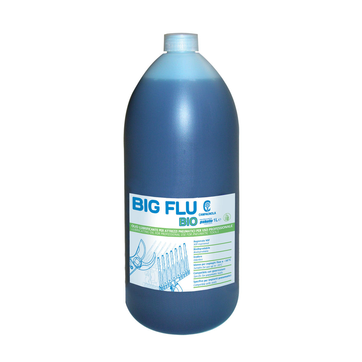 Dimopanas - CAMPAGNOLA AIR TOOL OIL BIG FLU Bio 1LIT.