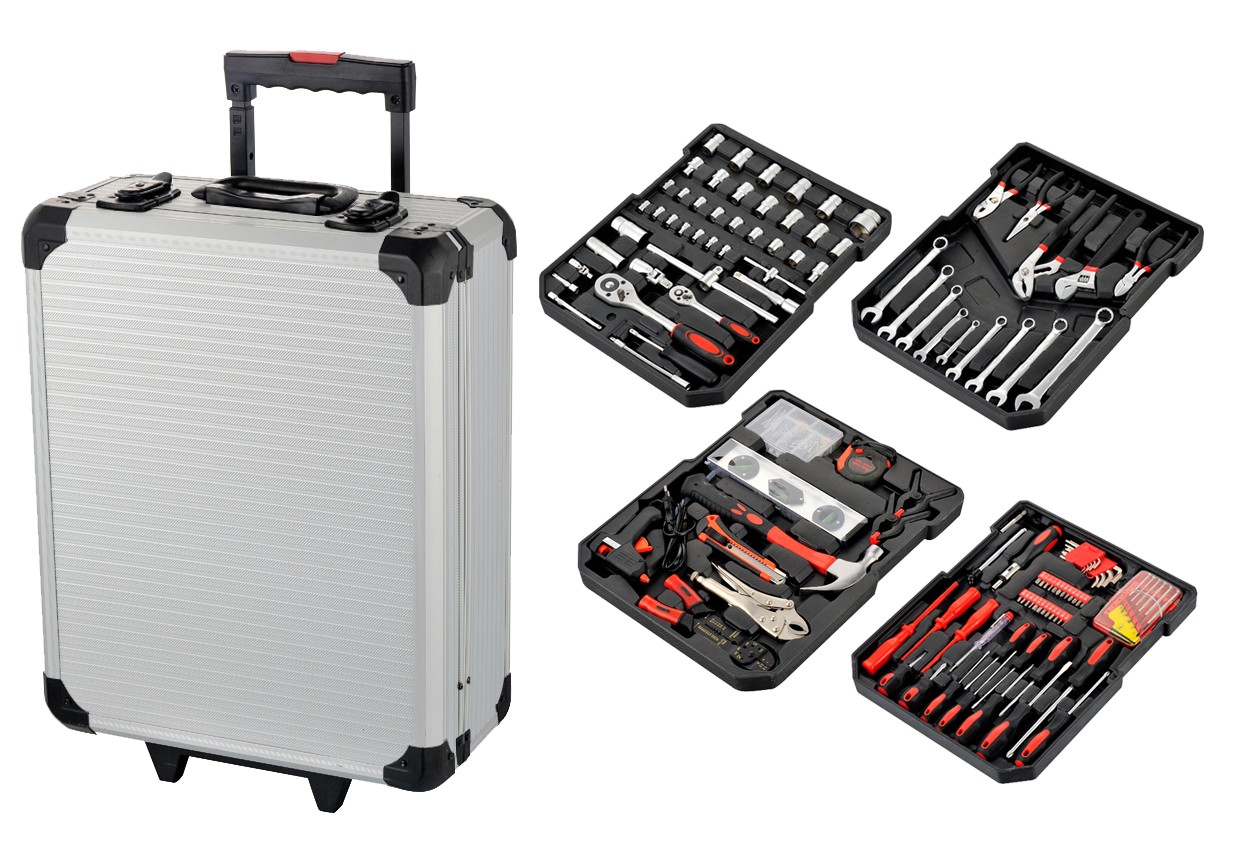 Dimopanas - BORMANN SET OF 186 TOOLS IN ALUMINUM TROLLEY