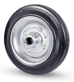 WHEEL Φ160 SIMPLE BLACK