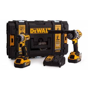 DEWALT BRUSHLESS SET 3-SPEED PULSE SCREWDRIVER (DCD996) AND XPR 3-SPEED DRILL / SCREW XPR (DCF887) IN DCK276P2 TOOL BOX